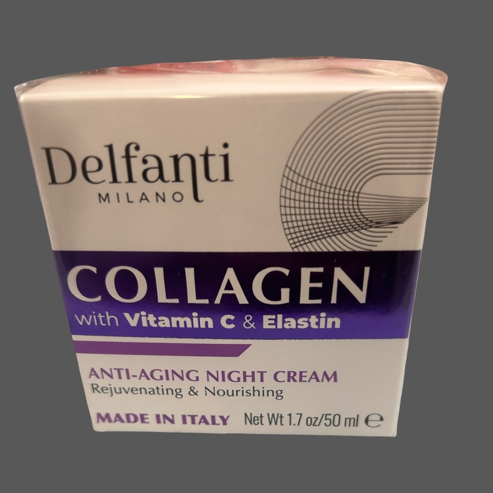 Collagen Night Cream - Purple and White